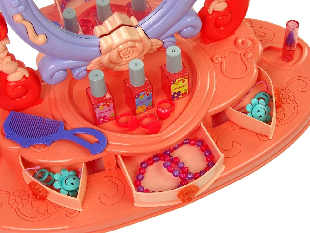 Kinderschminktisch Pink mit Licht & Sound - 32% Rabatt - Wie neu