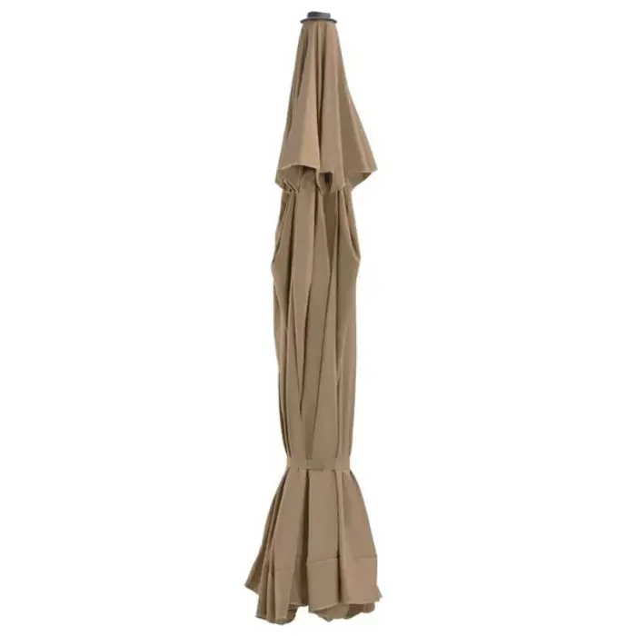 Vidaxl Sonnenschirm-Ersatzbespannung 515 cm Taupe - 34% Rabatt - Ausgepackt