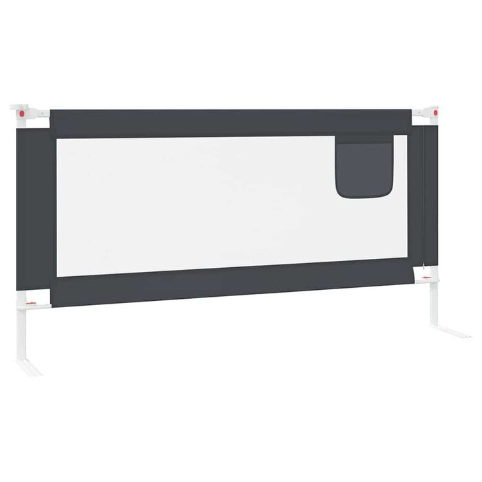 Vidaxl Bettgitter für Kleinkinder, 180x25cm, Dunkelgrau - 33% Rabatt
