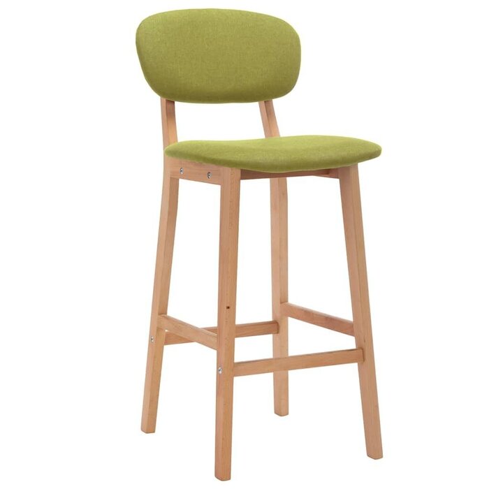 Vidaxl Barhocker 2er Set Stoff Grün 45x47x92cm - 35% Rabatt