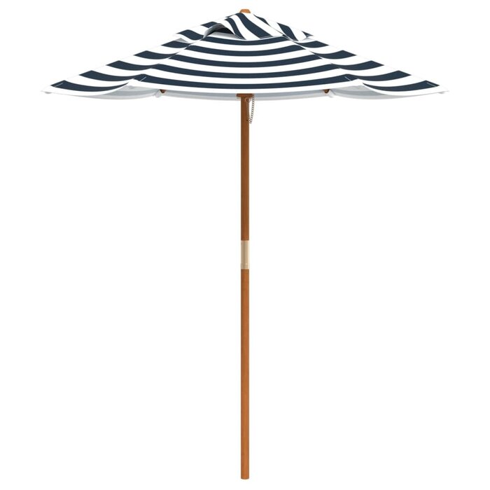Vidaxl Kinder-Sonnenschirm Blau-Weiß 120x140cm - 33% Rabatt