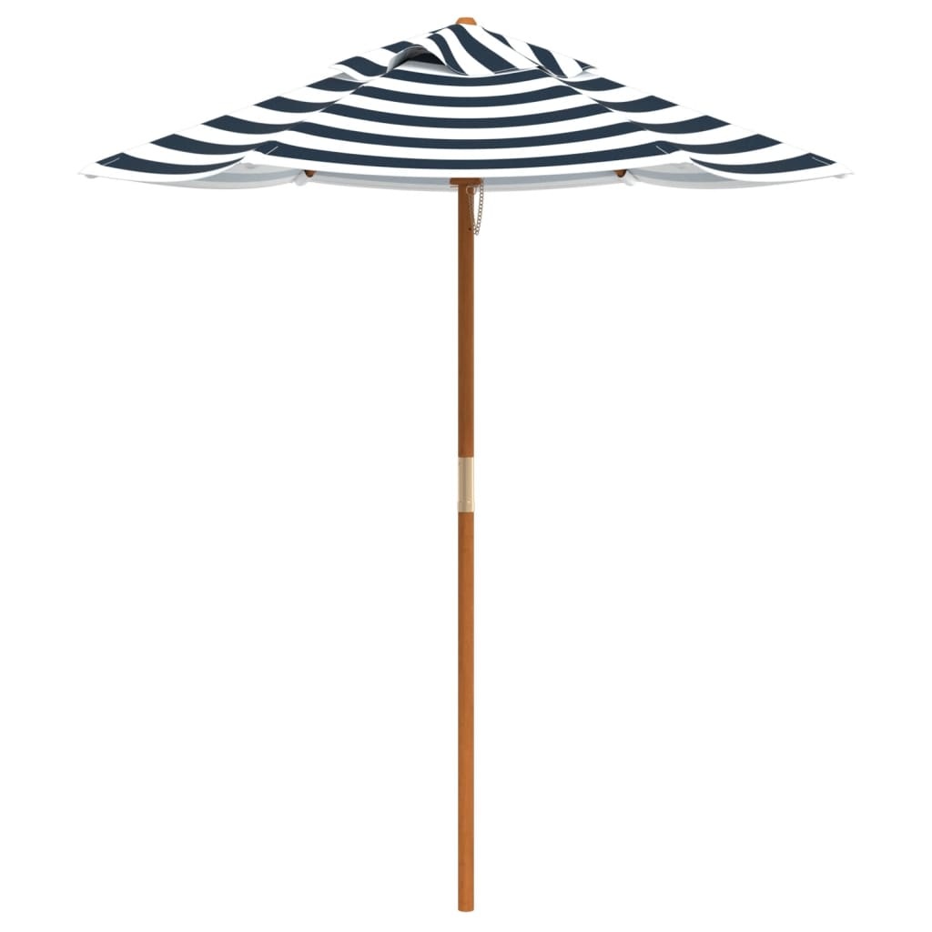 Vidaxl Kinder-Sonnenschirm Blau-Weiß 120x140cm - 33% Rabatt
