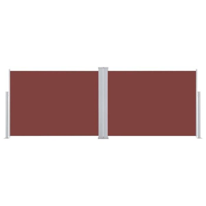 Vidaxl Seitenmarkise ausziehbar 100x1000 cm braun | 33% Rabatt