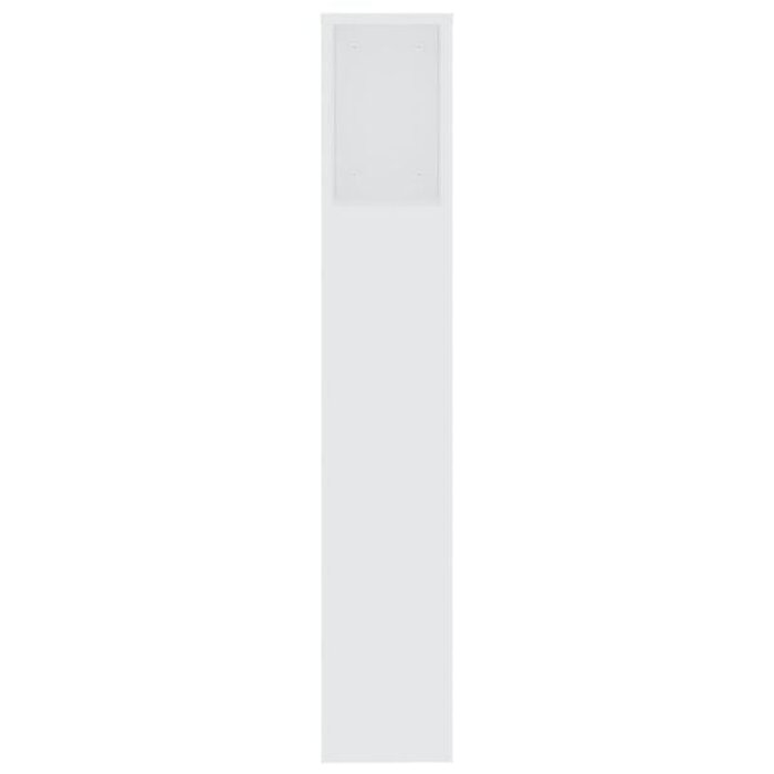 Vidaxl Kopfteil-Regal 200x18,5x104,5 cm Weiß - 34% Rabatt