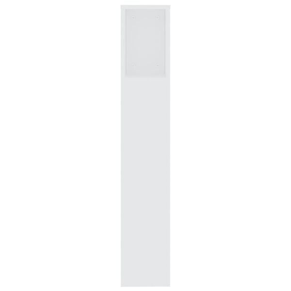 Vidaxl Kopfteil-Regal 200x18,5x104,5 cm Weiß - 34% Rabatt