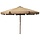 Sonnenschirm 330 cm Taupe - Holzstock - Ausgepackt - 35% Rabatt