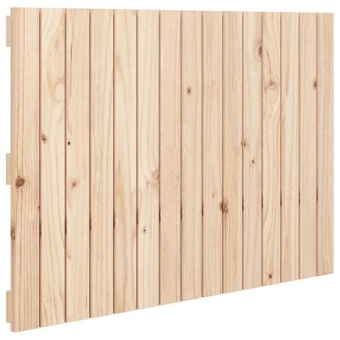 Vidaxl Wandkopfteil aus massivem Kiefernholz 95,5 x 60 cm - 30% Rabatt