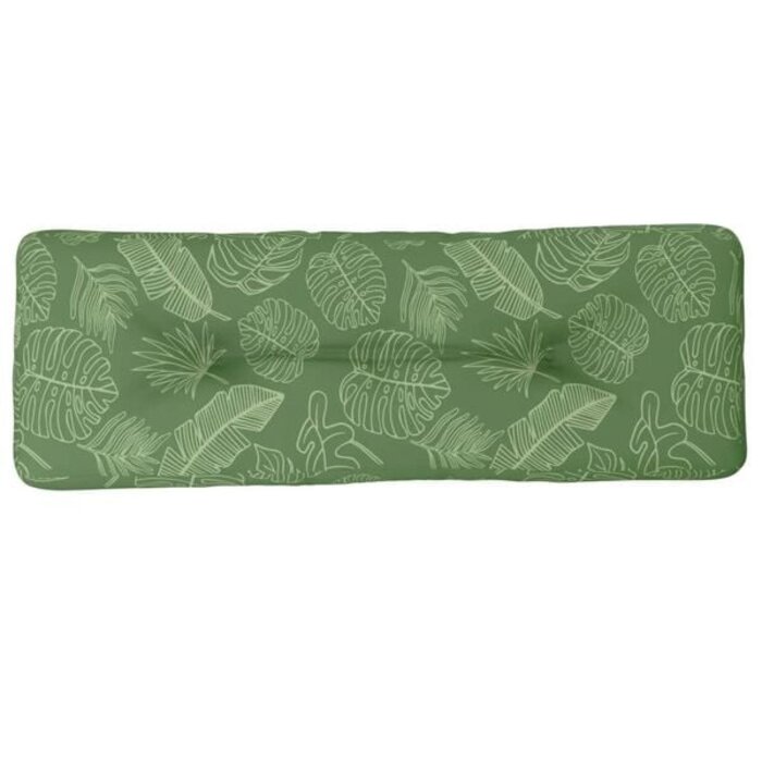Vidaxl Palettenkissen 120x40x12 cm Blattmuster - 31% Rabatt