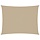 Sonnensegel Rechteckig 3x6 m Beige - 37% Rabatt