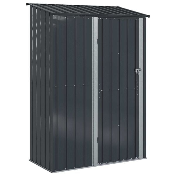 Vidaxl Metall-Gerätehaus Anthrazit 140,5 x 74 x 200 cm - 35% Rabatt