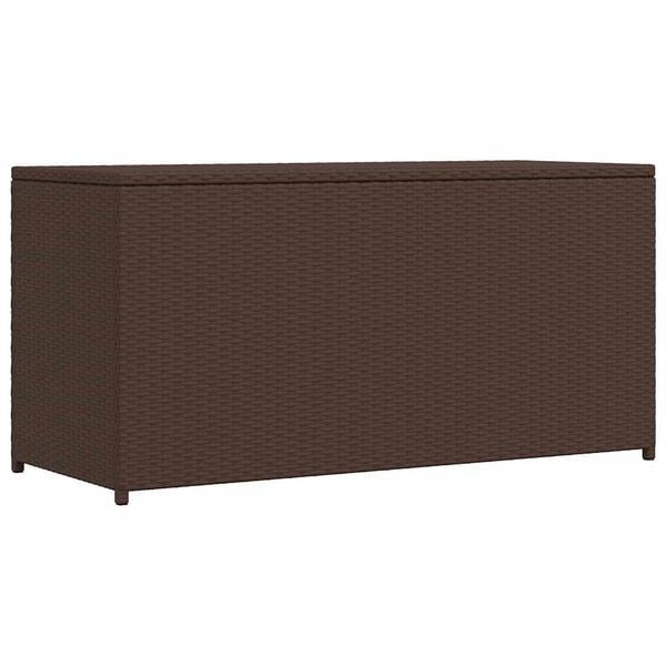 Vidaxl Gartenbox 120x50x60 cm Polyrattan Braun - 37% Rabatt