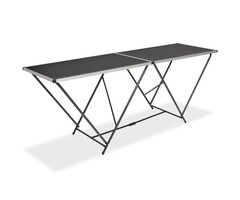 Vidaxl Klappbarer Tapeziertisch 200x60cm - Schwarz - 52% Rabatt
