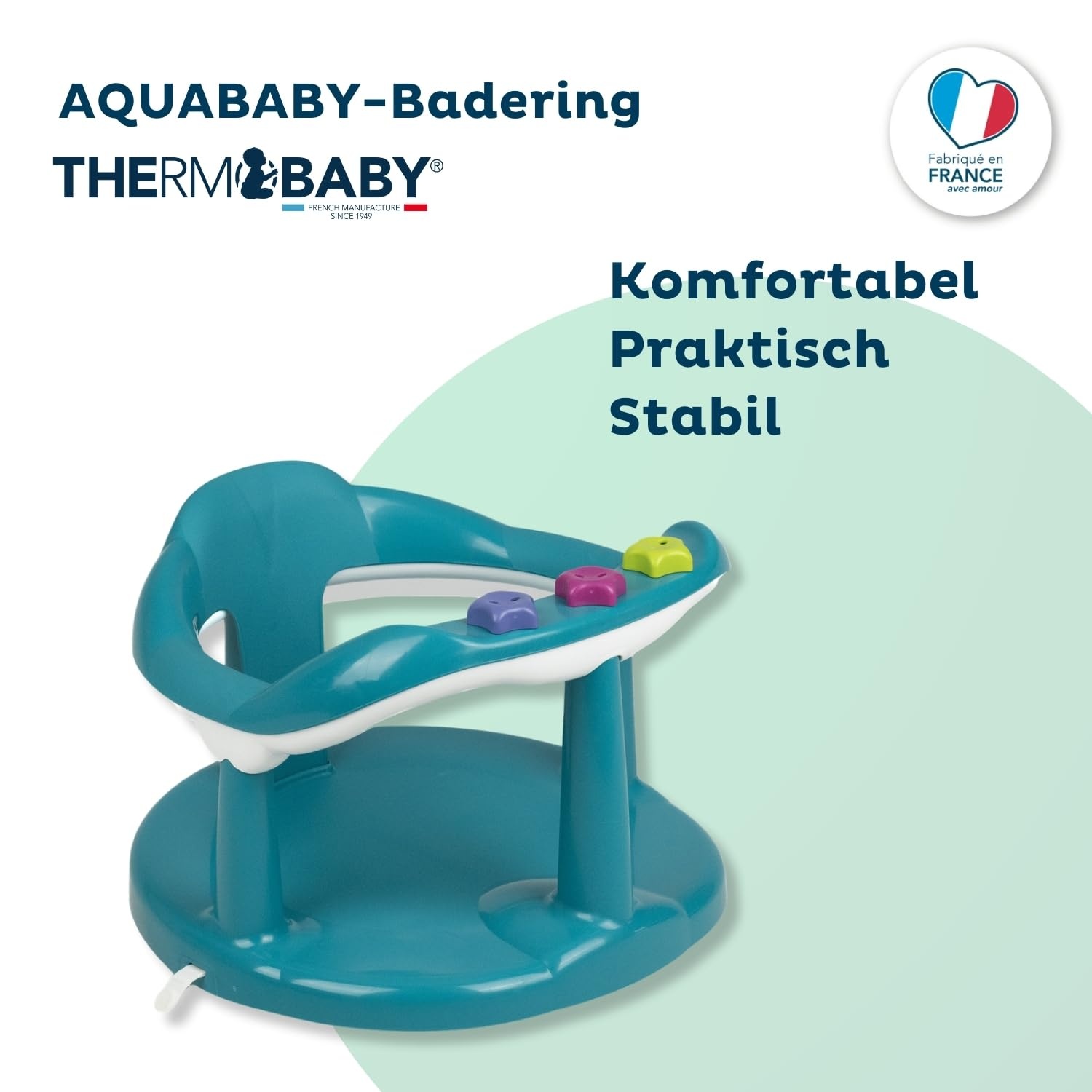 Baby-Badesitz in Smaragdgrün - 31% Rabatt
