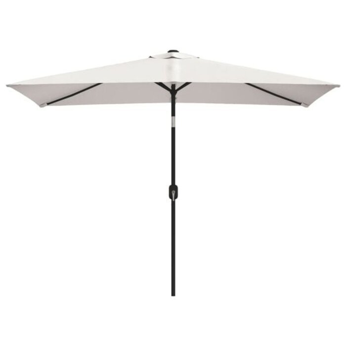Vidaxl Rechteckiger Sonnenschirm 200x300 cm Sandweiß - 34% Rabatt