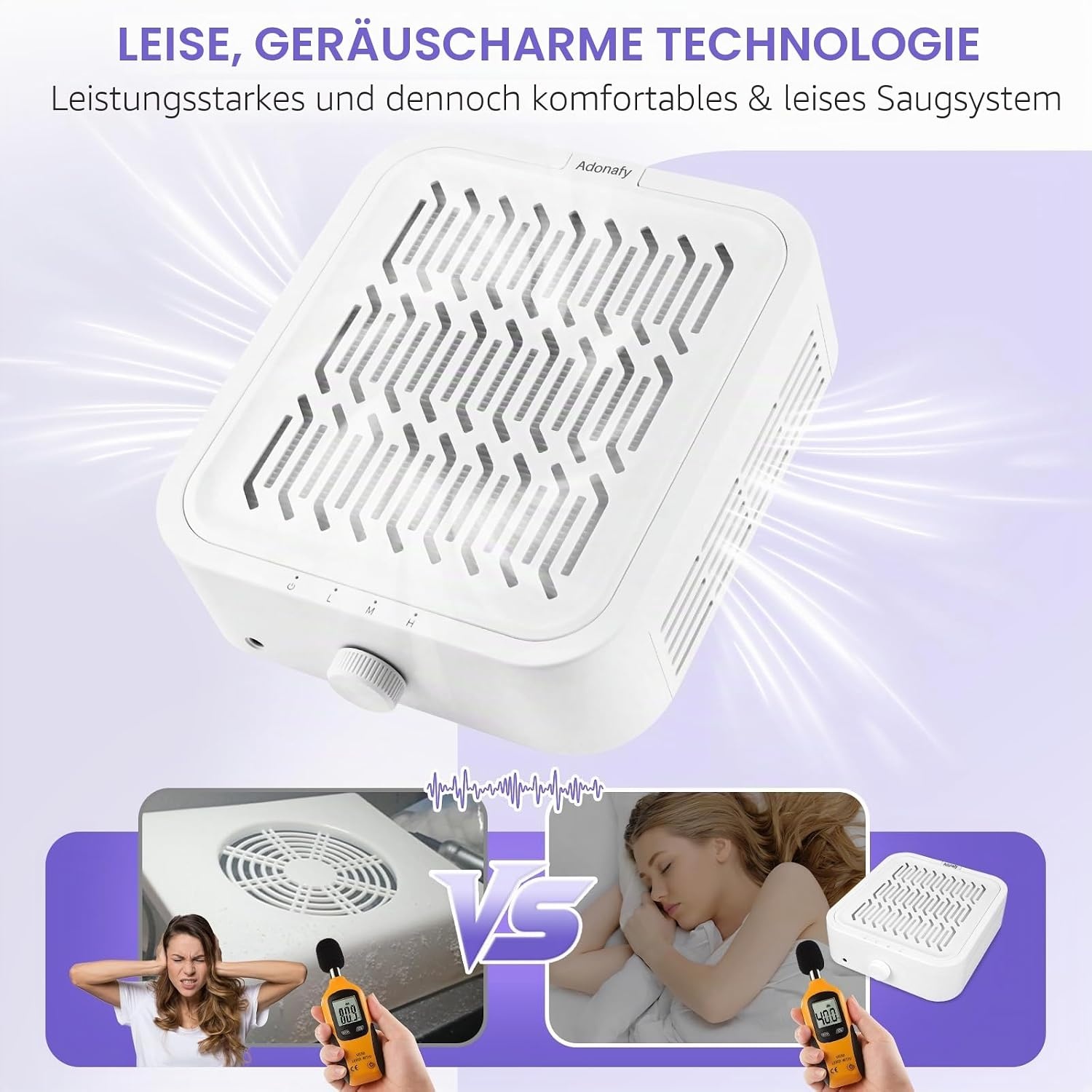 Profi Nagelstaubsauger 120W - 27% Rabatt - Staubfreie Maniküre