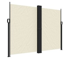 Vidaxl Ausziehbare Seitenmarkise 180x1000 cm Creme - 47% Rabatt