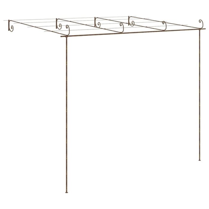 Vidaxl Gartenpergola Schmiedeeisen 4x3m - Antikbraun - 35% Rabatt