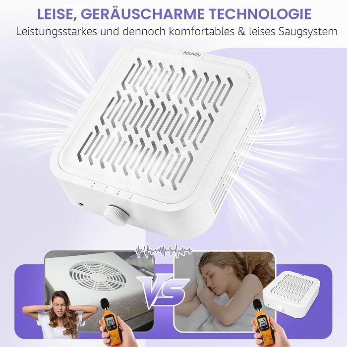 Profi-Nagelstaubsauger 120W - weiß - 27% Rabatt