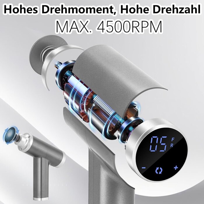 Elektrischer Hornhautentferner FCR-3, 4500 U/min - Grau - 32% Rabatt