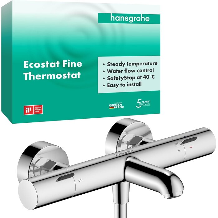 Badewannenthermostat Aufputz Chrom 35% Rabatt