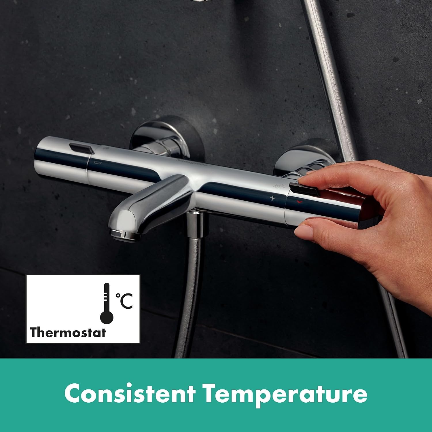 Badewannenthermostat Aufputz Chrom 35% Rabatt
