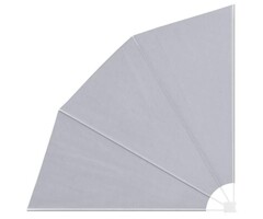 Vidaxl Klappbarer Balkonsichtschutz 210x210 cm, Grau - 44% Rabatt