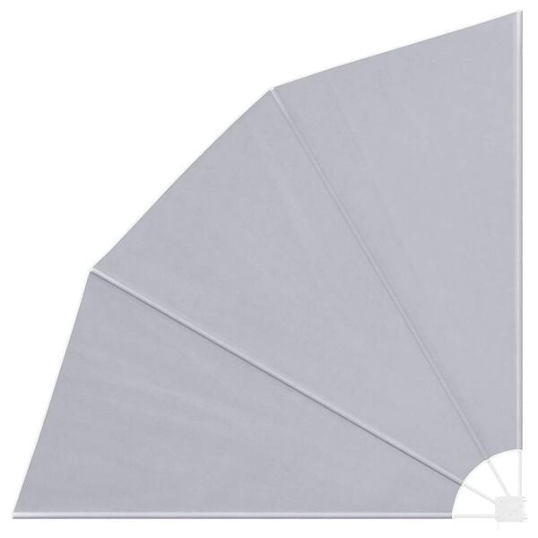 Vidaxl Klappbarer Balkonsichtschutz 210x210 cm Grau - 32% Rabatt