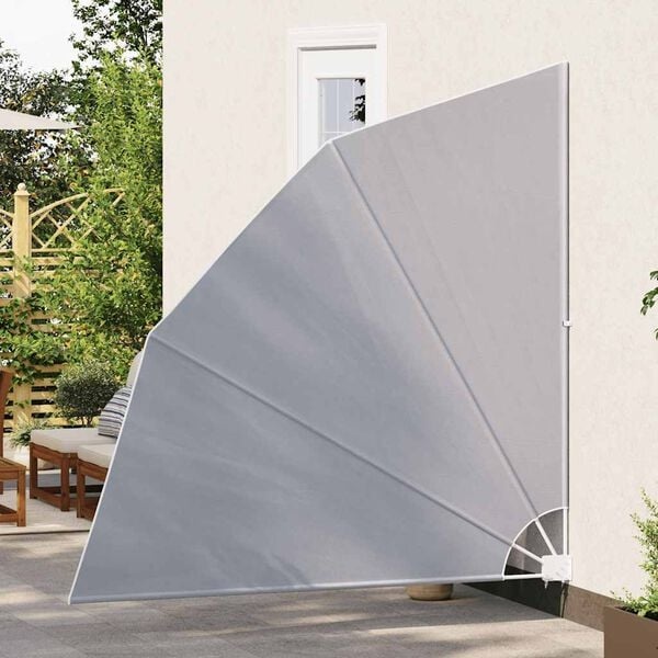 Vidaxl Klappbarer Balkonsichtschutz 210x210 cm Grau - 32% Rabatt