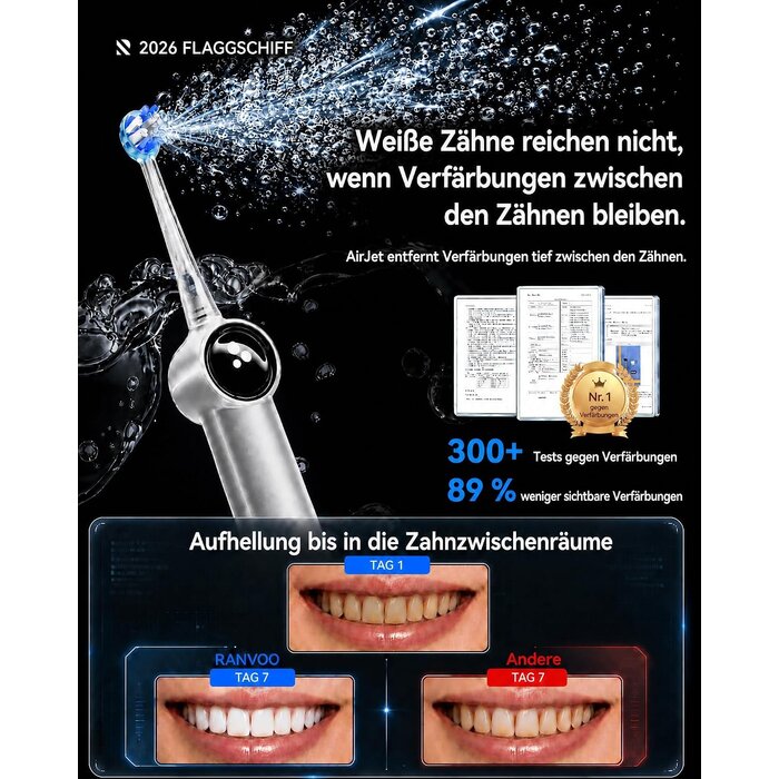 Schallzahnbürste mit BubbleJet-Technologie - 34% Rabatt auf Retourenware