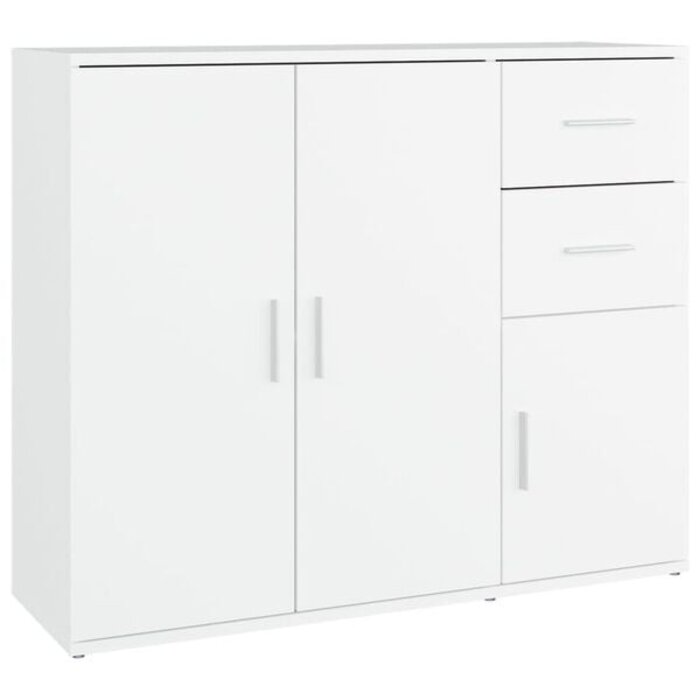 Vidaxl Weißes Sideboard 91x29,5x75 cm - 34% Rabatt auf Rückläufer