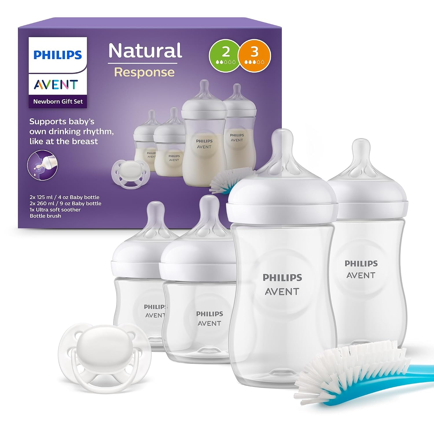 Babyflaschen-Geschenkset 0-12 Monate - 32% Rabatt auf unbenutzte Neuware