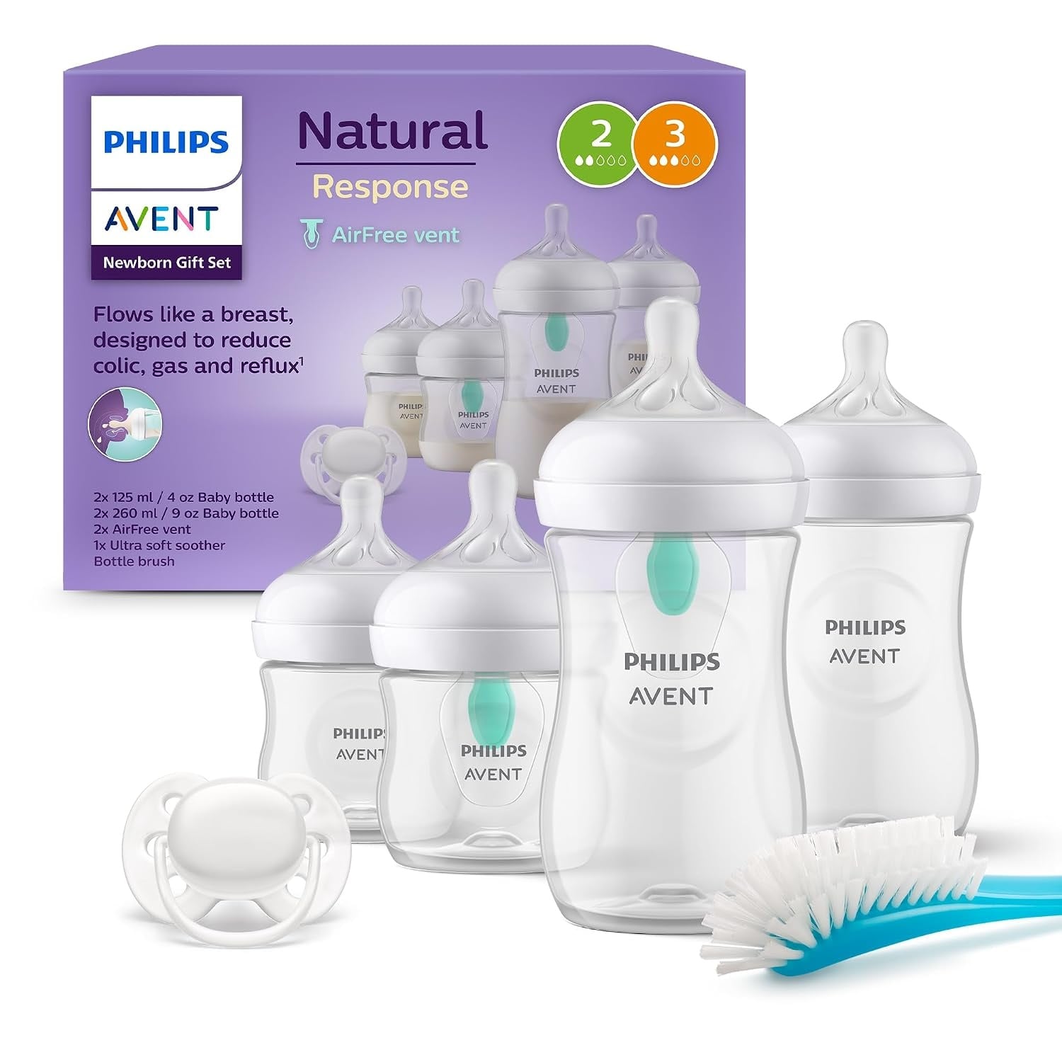 Anti-Kolik Babyflaschen-Set (0-12 Monate) - 32% Rabatt