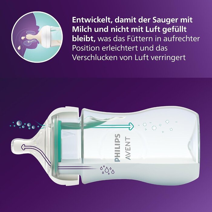 Anti-Kolik Babyflaschen-Set (0-12 Monate) - 32% Rabatt