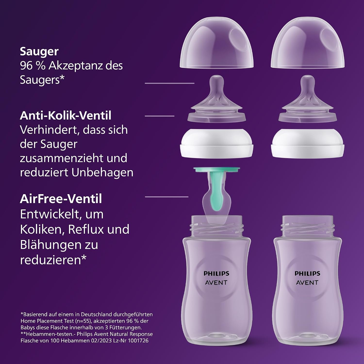 Anti-Kolik Babyflaschen-Set (0-12 Monate) - 32% Rabatt
