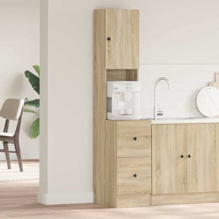 Vidaxl Küchenschrank in Beige - 35 x 50 x 180 cm - 34% Rabatt