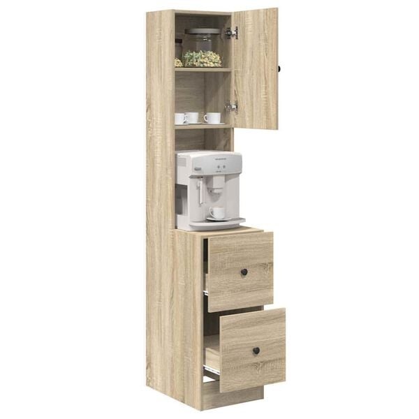 Vidaxl Küchenschrank in Beige - 35 x 50 x 180 cm - 34% Rabatt