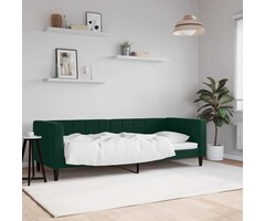 Vidaxl Schlafsofa 80x200 cm Samt Dunkelgrün - 48% Rabatt