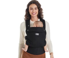 Ergonomische Babytrage 3-20 kg - Schwarz - 50% Rabatt