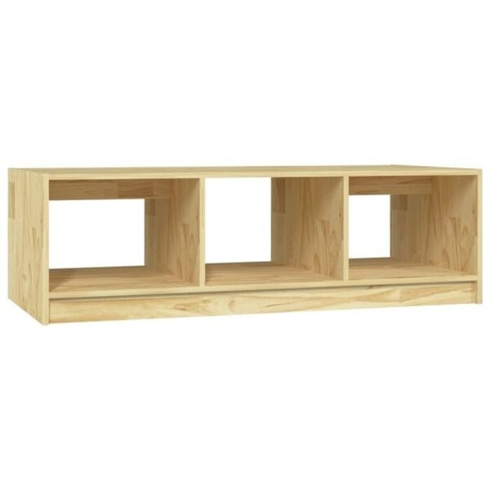 Vidaxl Couchtisch aus massivem Kiefernholz, 110x50x34 cm - 32% Rabatt