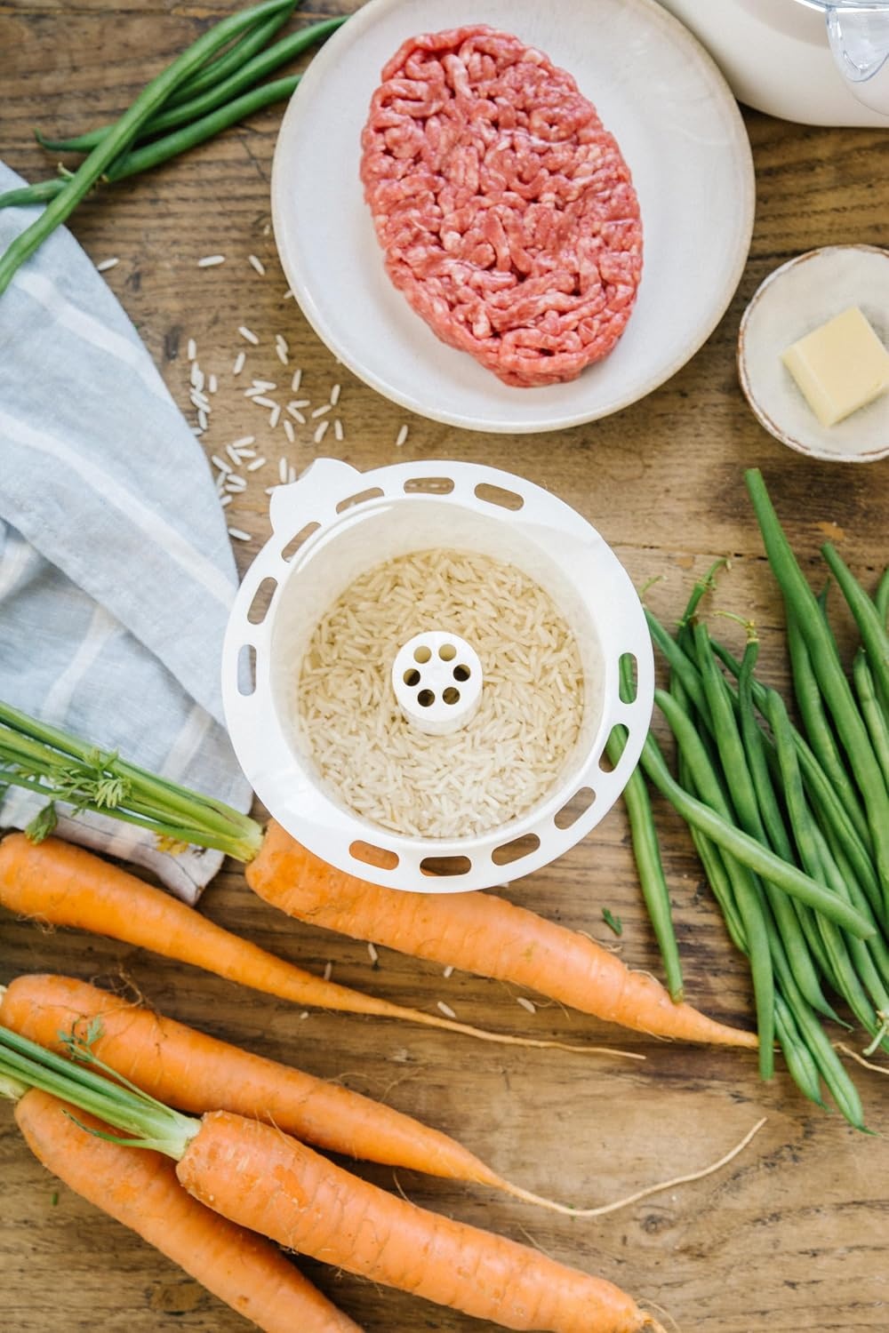 4-in-1 Babynahrungszubereiter 2,2L XXL, Dampfgarer & Mixer - 34% Rabatt