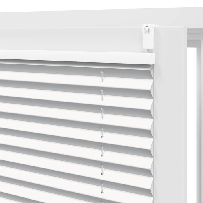 Vidaxl Plisseerollo 100x125 cm in Weiß - Kreppstoff - 31% Rabatt