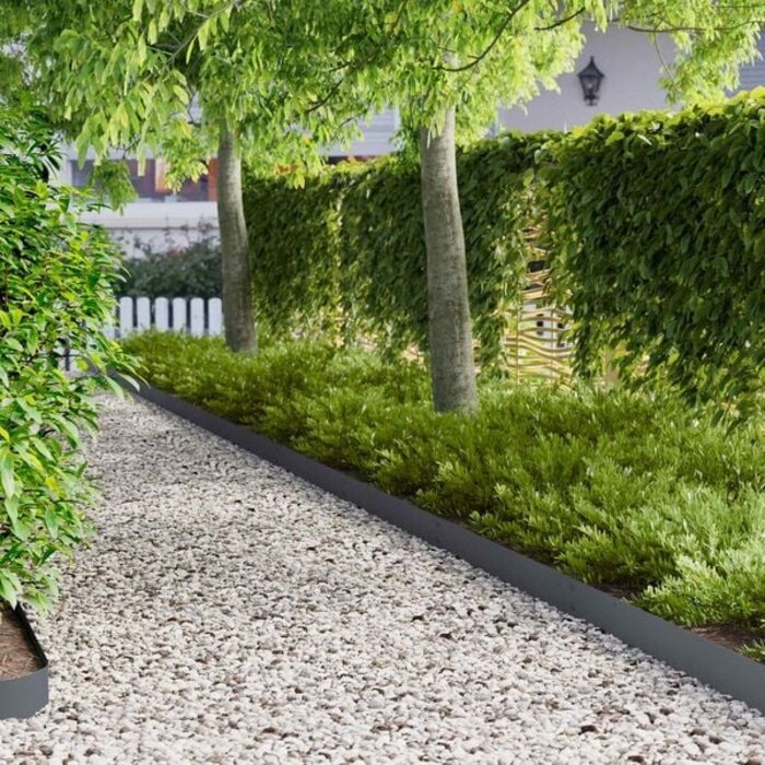 Vidaxl 30-tlg. Stahl Rasenkanten 103 x 15 cm Anthrazit - 34% Rabatt