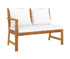 Vidaxl Gartenbank Akazie 114,5 cm mit Polster - 47% Rabatt
