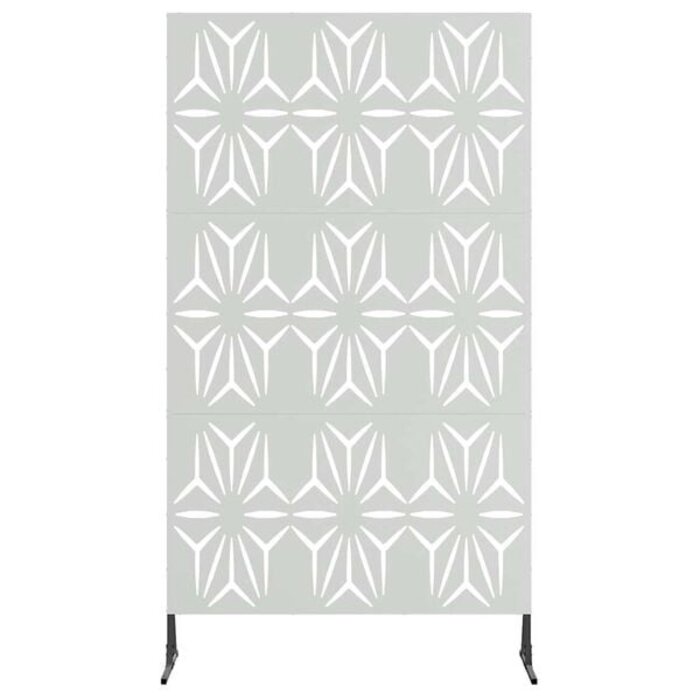 Vidaxl Sichtschutzwand 100 x 50 x 180 cm Stahl Silber - 34% Rabatt