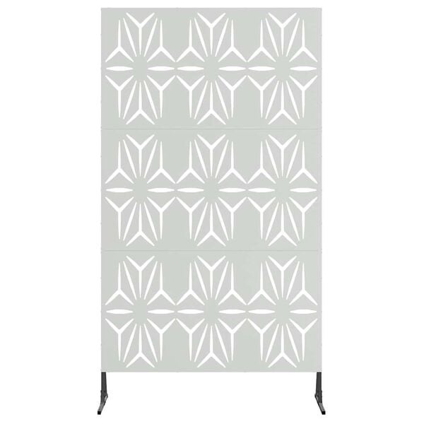 Vidaxl Sichtschutzwand 100 x 50 x 180 cm Stahl Silber - 34% Rabatt