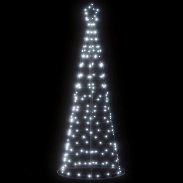 Vidaxl LED-Weihnachtsbaum 180 cm, Kaltweiß, 215 LEDs - 33% Rabatt