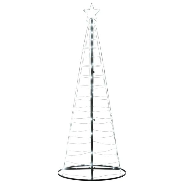 Vidaxl LED-Weihnachtsbaum 180 cm, Kaltweiß, 215 LEDs - 33% Rabatt