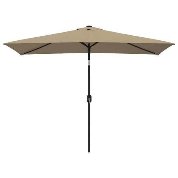 Vidaxl Sonnenschirm 300x200 cm in Taupe mit Stahlmast - 34% Rabatt
