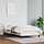 Bettgestell 90x190 cm, Kunstleder, Weiß - 34% Rabatt