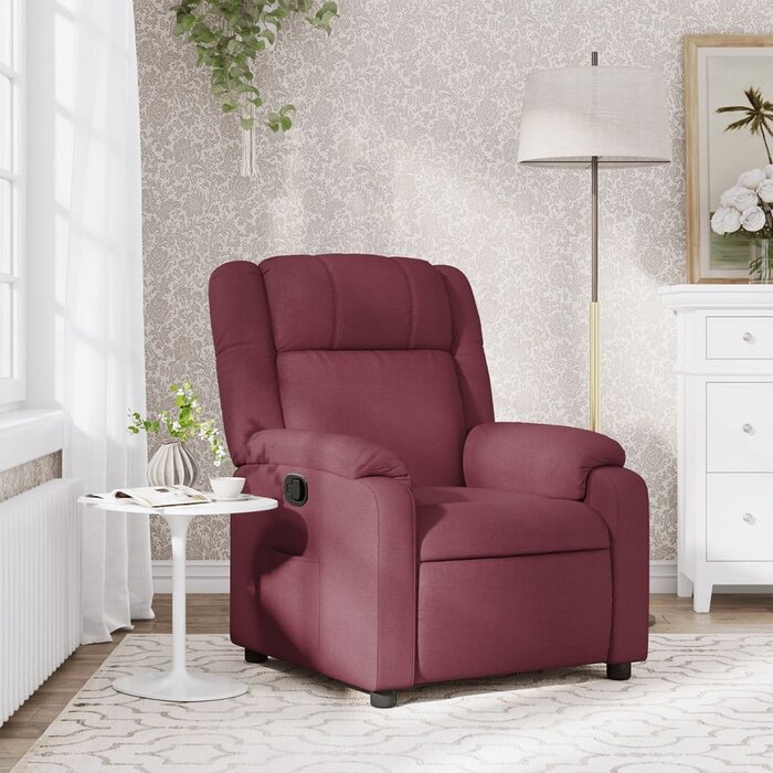 Vidaxl Verstellbarer Relaxsessel Weinrot - 29% Rabatt